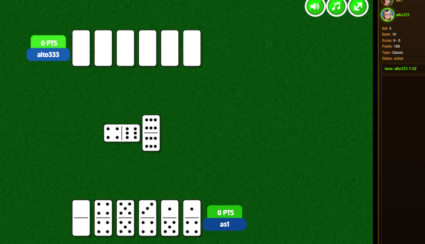 4-player dominoes game with real-money betting